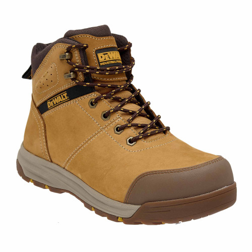 Tan leather work boots on sale