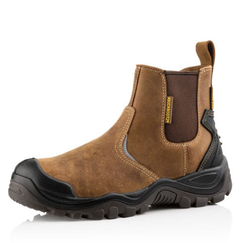 Dark brown shop rigger boots