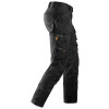 Snickers 6241 AllroundWork Stretch Work Trousers with Holster Pockets Black 35w 32 Leg