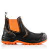 Buckler Buckbootz Buckzviz BVIZ3 Safety Dealer Boots  Black / Orange Size 7