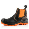 Buckler Buckbootz Buckzviz BVIZ3 Safety Dealer Boots  Black / Orange Size 7