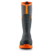 BuckBootz BBZ9000 Neoprene Hi Vis Safety Wellington Boots Grey / Orange Size 9