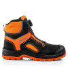 Buckler Buckbootz Buckzviz BVIZ7 High Visibility S7S Waterproof Safety Speed Lace Boots Orange Black Size 9