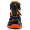 Buckler Buckbootz Buckzviz BVIZ7 High Visibility S7S Waterproof Safety Speed Lace Boots Orange Black Size 9