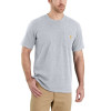 Carhartt Pocket T-Shirt - Heavyweight - Short Sleeve - Heather Grey Medium