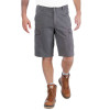 Carhartt Work Shorts - Rugged Flex Canvas Cargo Pockets Shorts - Shadow Grey 30w