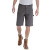 Carhartt Work Shorts - Rugged Flex Canvas Utility Longer Length Shadow Grey 34w