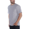 Carhartt 104264 T-shirt Relaxed Fit Heavyweight Short Sleeve in Heather Grey Size XS