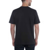 Carhartt 104264 T-shirt Relaxed Fit Heavyweight Short Sleeve in Black Size Large