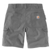 Carhartt Work Shorts - Ripstop Cargo with Stretch Fabric - Steel Grey 34w