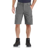 Carhartt Work Shorts - Ripstop Cargo with Stretch Fabric - Steel Grey 34w