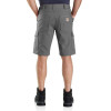 Carhartt Work Shorts - Ripstop Cargo with Stretch Fabric - Steel Grey 34w