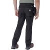 Carhartt 105070 Steel Rugged Flex Double Front, Holster Pocket Work Trousers Black 34w L32