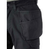 Carhartt 105070 Steel Rugged Flex Double Front, Holster Pocket Work Trousers Black 28w L30