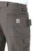 Carhartt 105072 Steel Rugged Flex, Double Front Cargo Work Trousers Tarmac Grey 30w L30