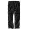 Carhartt 105074 Steel Rugged Flex Ripstop Double Front Work Trousers Black 30w L30