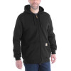 Carhartt K122 Midweight Full Zip Hooded Sweatshirt Loose Fit Black Size Small