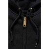 Carhartt K122 Midweight Full Zip Hooded Sweatshirt Loose Fit Black Size Small