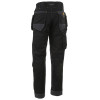 Dewalt Harrison Work Trouser - Stretch - Holster Pockets - Black & Grey - 32w Reg Leg