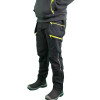 Portwest DX4 4-Way Stretch Fabric Work Trousers with Detachable Holster Pockets - Black 32w