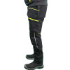 Portwest DX4 4-Way Stretch Fabric Work Trousers with Detachable Holster Pockets - Black 32w