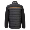 Portwest S381 Hybrid Baffle Jacket Insulated Modern Fit Black/Grey Size Medium