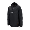 Scruffs Over Head Water Resistant Jacket with 1/4 Zip and Hood Black Size Small