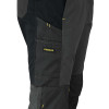 Stanley Pulse Work Trousers Stretch Fabric Slim Fit with Cuffed Leg Grey / Black Size 32w 31L