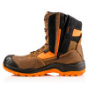 Buckler Buckbootz Buckzviz BVIZ1 Hi-Vis Waterproof Safety Boots Size Zip Orange / Brown Size 9