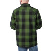 Carhartt 105939 Heavyweight Sherpa Lined Flannel Shirt Jacket Chive Green Size Small