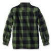 Carhartt 105939 Heavyweight Sherpa Lined Flannel Shirt Jacket Chive Green Size Small