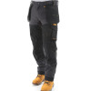 Dewalt Memphis Stretch Work Trouser - Holster Pockets - Grey & Black 34R