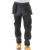 Dewalt Memphis Stretch Work Trouser - Holster Pockets - Grey & Black 34R