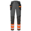 Portwest EV4 EV442 Hi Vis Stretch Class 1 Work Trousers with Holster Pockets Orange 34w Reg