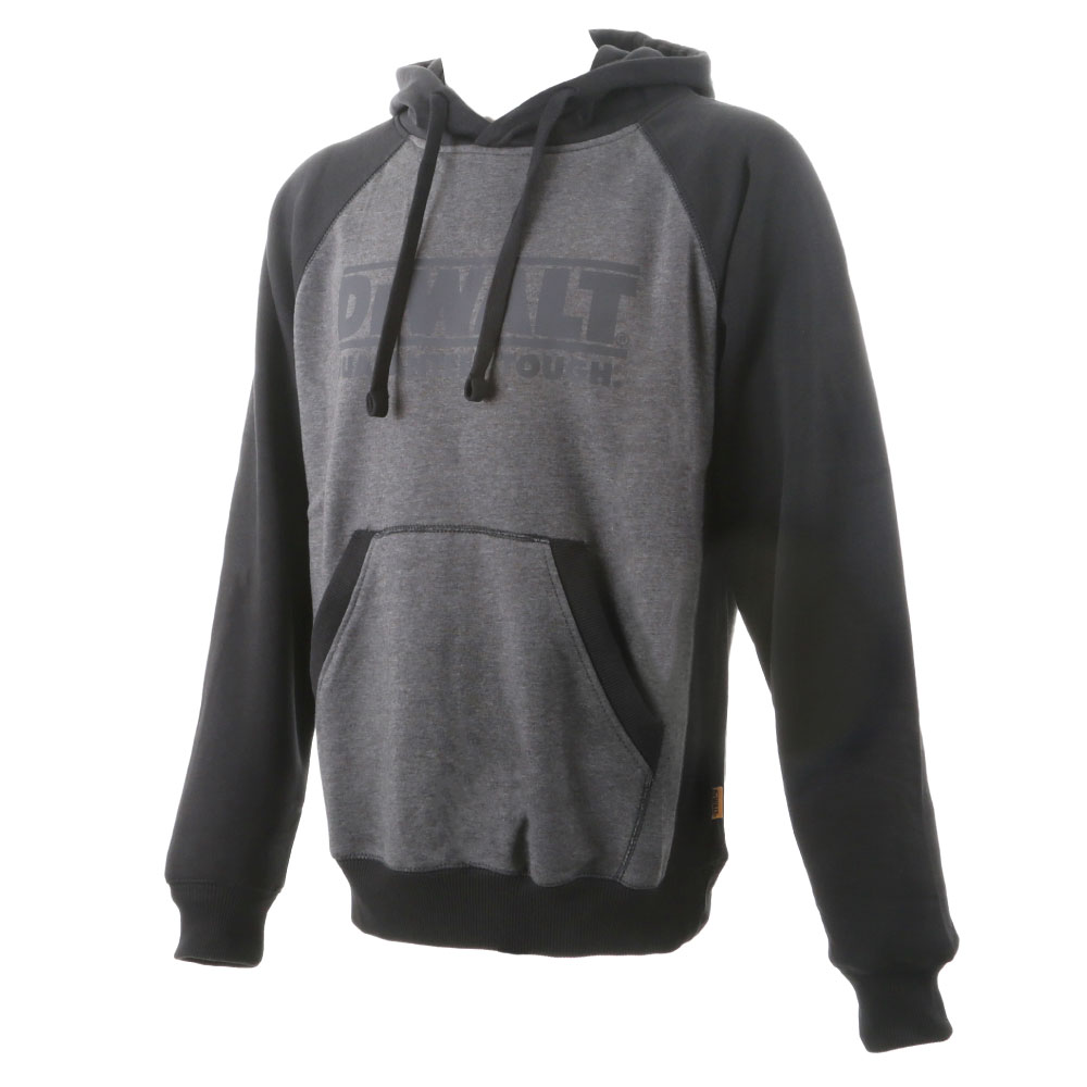 Toolmonkey DeWalt Stratford Hooded Sweatshirt Grey Marl Free UK Delivery on Orders Over 20